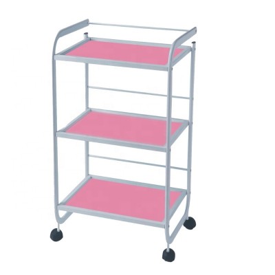 glass three layer beauty trolley