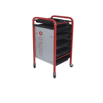 Strong metal frame salon trolley cheap with rubber wheel