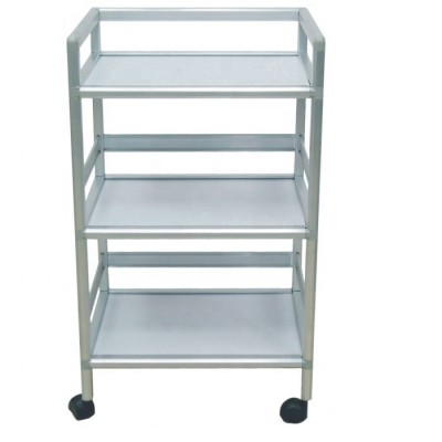 Aluminum three layer sliding trolley hair salon trolley cart