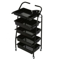 black color cheaper price  hair salon trolley cart